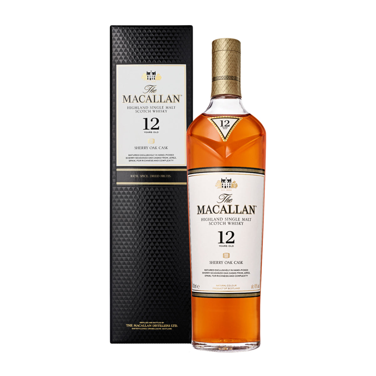 The Macallan Sherry Oak 12 Years Old Single Malt Scotch Whisky