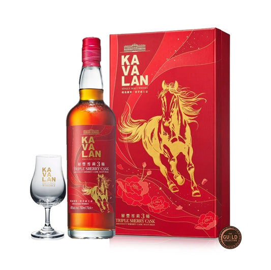 Kavalan Triple Sherry Cask CNY 2026 Whisky Gift Set