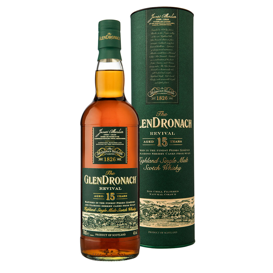 The Glendronach Revival 15 Years Old Single Malt Scotch Whisky